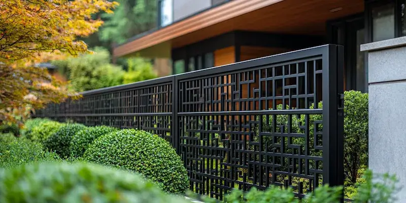 Moderne Zäune Polen