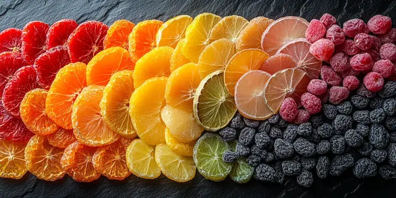 Ile kcal mają suszone owoce?