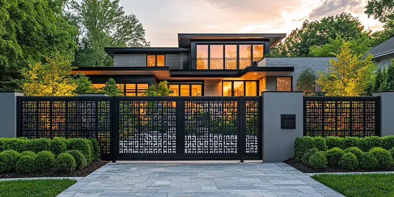 Metallzäune aus Polen mit montage